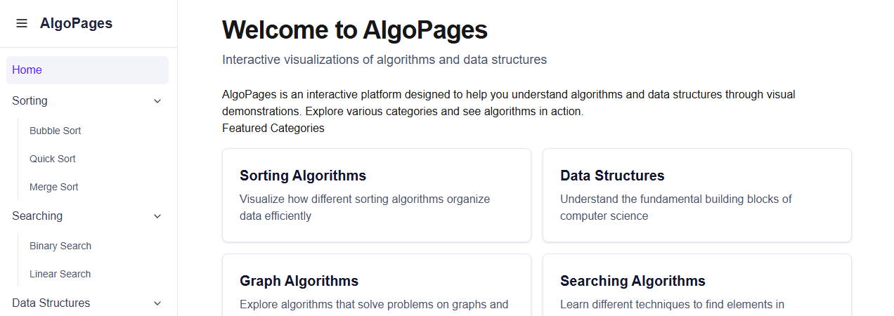 Algopages.com Marketing Banner