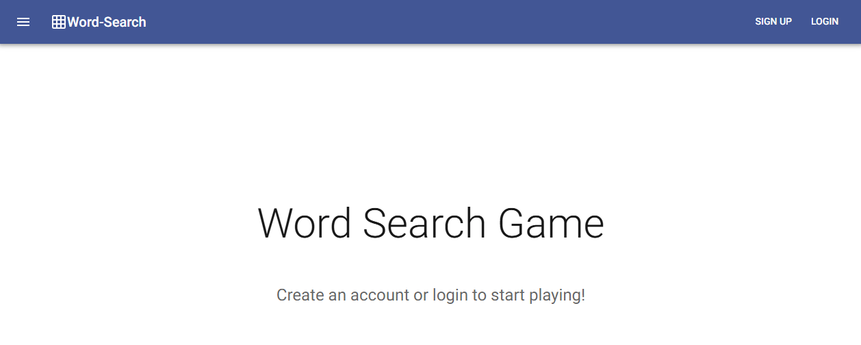 Wordsearch Puzzle Game